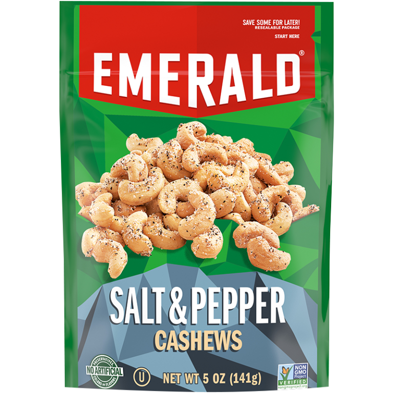 Salt & Pepper Cashews Emerald Nuts